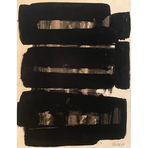 Pierre Soulages, Untitled , 1957 Tachisme Pierre Soulages, Untitled , 1957 Tachisme Art Movements