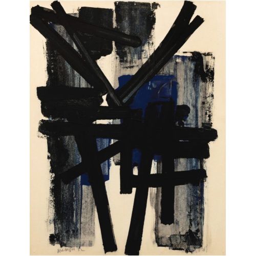 Pierre Soulages, Untitled, 1952 Tachisme Pierre Soulages, Untitled, 1952 Tachisme Art Movements
