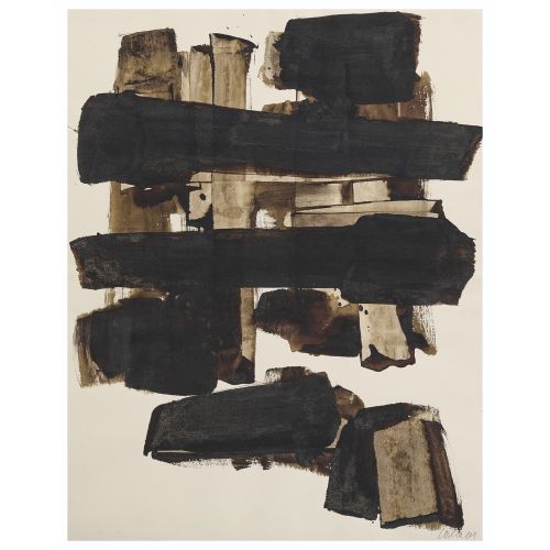 Pierre Soulages, Brou de Noix 3 Tachisme Pierre Soulages, Brou de Noix 3 Tachisme Art Movements