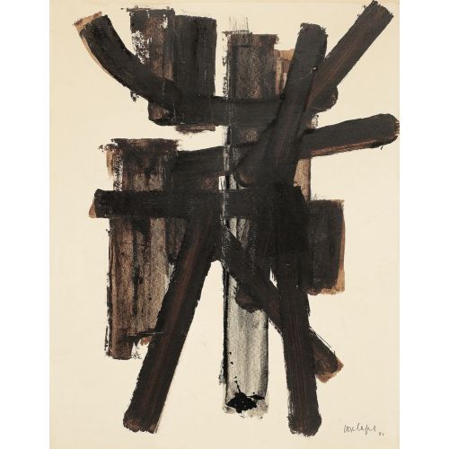 Pierre Soulages, Brou de Noix 7 Tachisme Pierre Soulages, Brou de Noix 7 Tachisme Art Movements