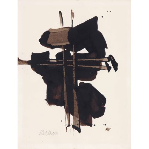 Pierre Soulages, Brou de Noix 12 Tachisme Pierre Soulages, Brou de Noix 12 Tachisme Art Movements