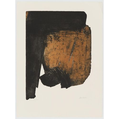 Pierre Soulages, Eau forte XIV. Tachisme Pierre Soulages, Eau forte XIV. Tachisme Art Movements