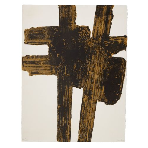 Pierre Soulages, Eau forte XVIII Tachisme Pierre Soulages, Eau forte XVIII Tachisme Art Movements