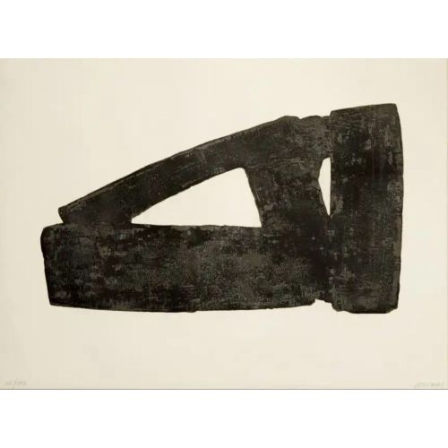 Pierre Soulages, Ofort XXXII, 1974 Lekecilik Pierre Soulages, Ofort XXXII, 1974 Lekecilik Sanat Akımları