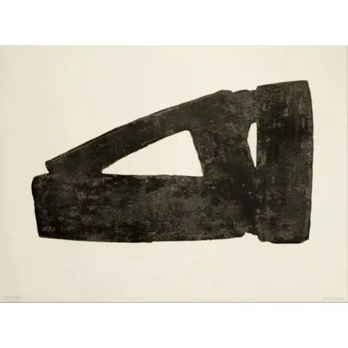 Pierre Soulages, Ofort XXXII, 1974 Lekecilik Pierre Soulages, Ofort XXXII, 1974 Lekecilik Sanat Akımları
