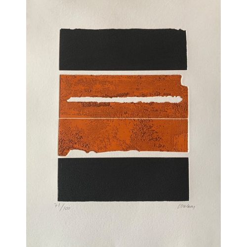 Pierre Soulages, Ofort XXXIX, 1994 Lekecilik Pierre Soulages, Ofort XXXIX, 1994 Lekecilik Sanat Akımları