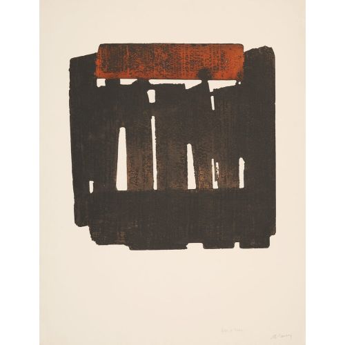 Pierre Soulages, Eau forte XXXVI, 1979 Tachisme Pierre Soulages, Eau forte XXXVI, 1979 Tachisme Art Movements