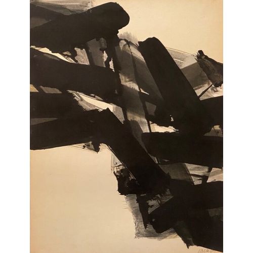 Pierre Soulages, Kağıt Üzerine Mürekkep 2 Lekecilik Pierre Soulages, Kağıt Üzerine Mürekkep 2 Lekecilik Sanat Akımları