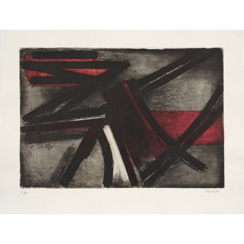 Pierre Soulages, Ofort II, 1952 Lekecilik Pierre Soulages, Ofort II, 1952 Lekecilik Sanat Akımları