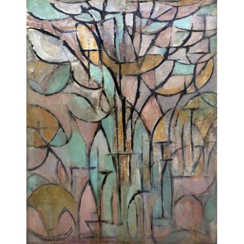 Ağaçlar Kanvas Tablo - Piet Mondrian