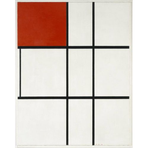 Piet Mondrian, Kompozisyon B No 11 Kırmızı, 1935