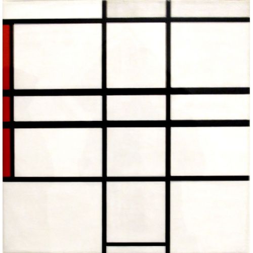 Beyaz Ve Kırmızı İle Kompozisyon 1936, Piet Mondrian