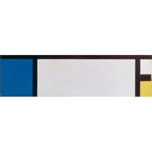 Blue, Yellow, White Composition, Piet Mondrian