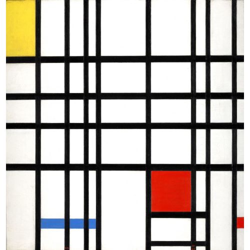 Sarı, Mavi Ve Kırmızı İle Kompozisyon 1937-1942, Piet Mondrian Sarı, Mavi Ve Kırmızı İle Kompozisyon 1937-1942, Piet Mondrian