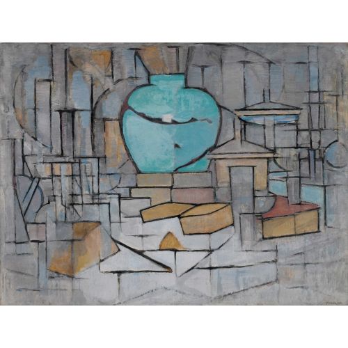 Zencefil Tencere Natürmort 2, Piet Mondrian
