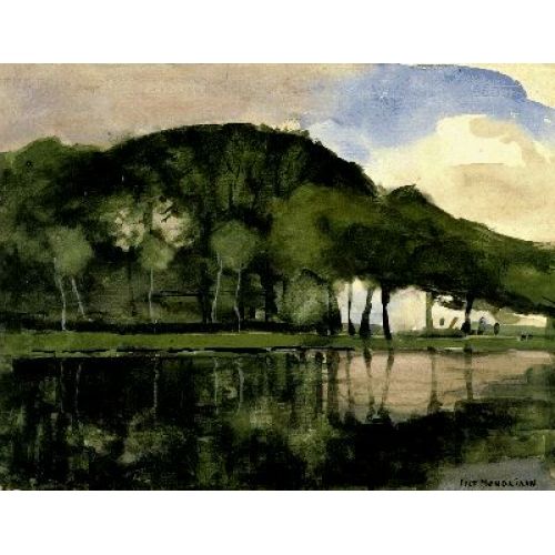 Piet Mondrian, Amstel Boyunca Yağlıboya Tablo