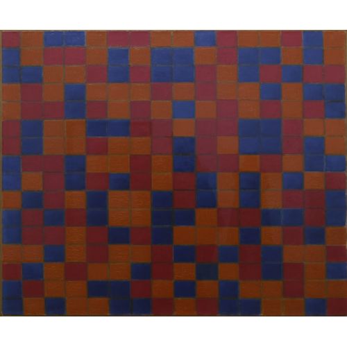 Koyu Renkler İle Satranç Kompozisyon 8, Piet Mondrian Koyu Renkler İle Satranç Kompozisyon 8, Piet Mondrian
