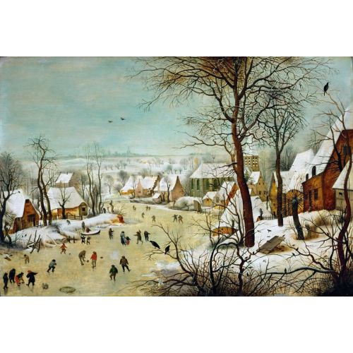 Pieter Bruegel, Circle Of Winter Landscape With Bird Trap Pieter Bruegel, Circle Of Winter Landscape With Bird Trap