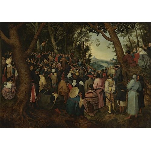 Pieter Bruegel, John Preaching To The Crowd Pieter Bruegel, John Preaching To The Crowd