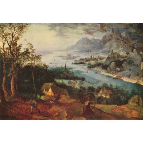Pieter Bruegel, Parable Ekim İle Manzara Pieter Bruegel, Parable Ekim İle Manzara