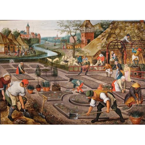 Pieter Bruegel, Spring People Pieter Bruegel Spring People Canvas Prints Canvas, Drawing Paper Prints, Reproduction Oil Painting and High Resolution Image