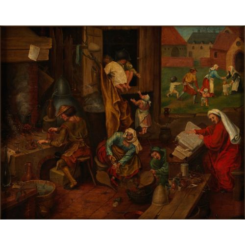 Pieter Bruegel, Bir Simyacı Pieter Bruegel, Bir Simyacı