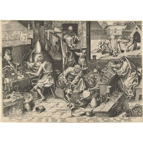 Pieter Bruegel The Alchemist Historical Canvas Prints Canvas, Drawing Paper Prints, Reproduction Oil Painting and High Resolution