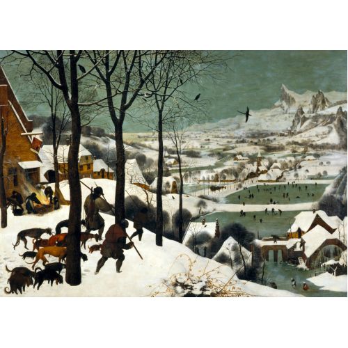 Pieter Bruegel The Hunters In The Snow Winter People Canvas Prints Canvas, Drawing Paper Prints, Reproduction Oil Painting and