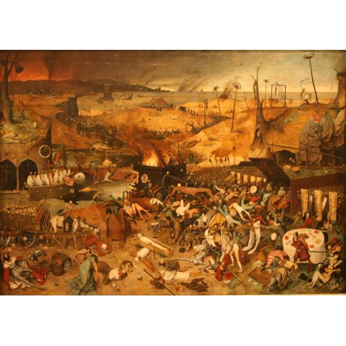Pieter Bruegel The Triumph Of Death People Canvas Prints Canvas, Drawing Paper Prints, Reproduction Oil Painting and High