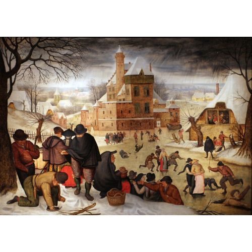 Pieter Bruegel, Winter Landscape With Skaters