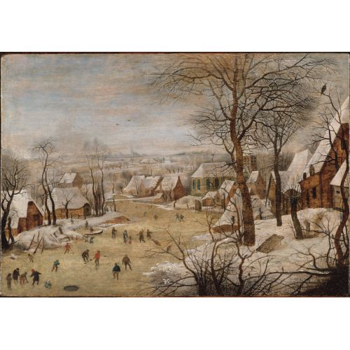 Pieter Bruegel, Winter Landscape With Skaters And A Bird Trapd Pieter Bruegel, Winter Landscape With Skaters And A Bird Trapd
