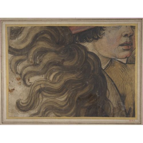 Raphael Head Of A Boy And Section Of A Horse Mane Renaissance Paintings Art Movements Canvas, Drawing Paper Prints, Reproduction