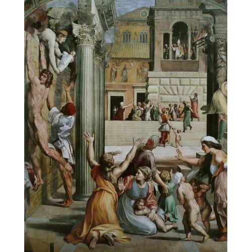 Raphael, The Incendie Du Bourg Detail Raphael, The Incendie Du Bourg Detail
