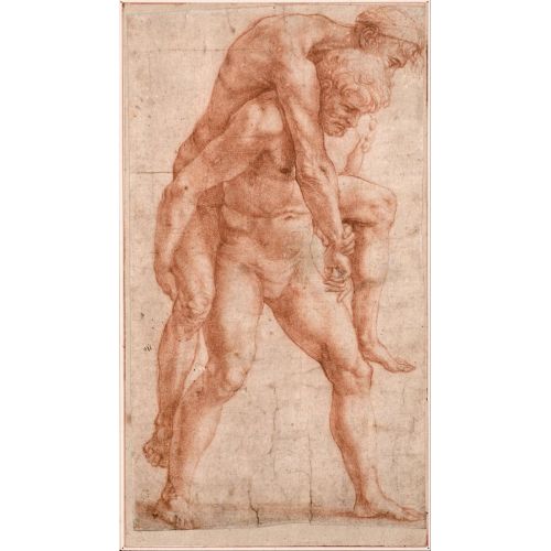 Raphael, Young Man Carrying An Old Man On His Back Raphael, Young Man Carrying An Old Man On His Back