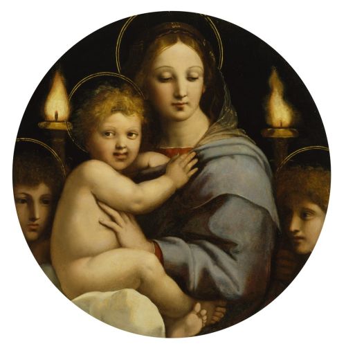 Raphael, Madonna Of The Candelabra Raphael, Madonna Of The Candelabra