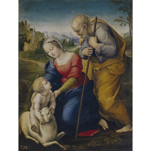 Raphael, La Sagrada Familia Con Un Cordero Raphael, La Sagrada Familia Con Un Cordero