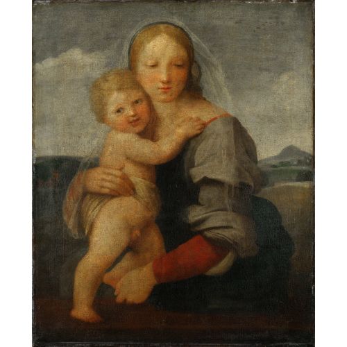 Raphael Mackintosh Madonna Rönesans Resimleri Sanat Akımları Kanvas Efektli Tablo, Resim Kağıdı Baskısı, Reprodüksiyon