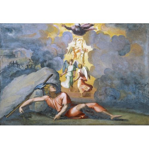 Raphael Jacob Dream Renaissance Paintings Art Movements Canvas, Drawing Paper Prints, Reproduction Oil Painting and High