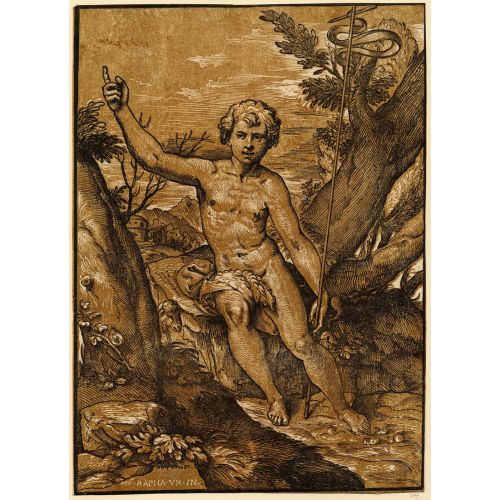 Raphael, St John The Baptism Preaching In The Desertchiaroscuro Raphael, St John The Baptism Preaching In The Desertchiaroscuro