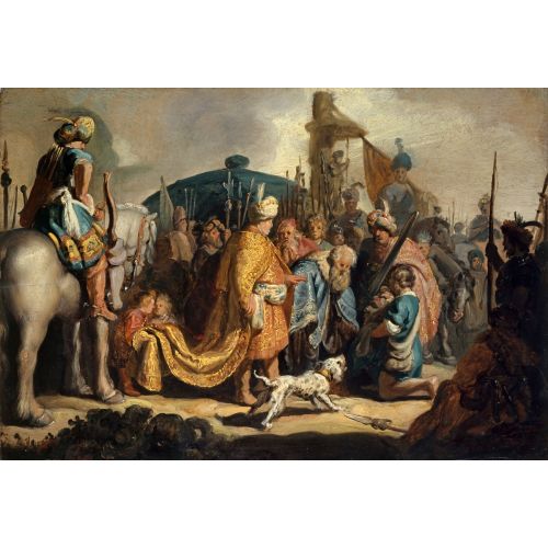 Rembrandt Van Rijn, David With The Head Of Goliath In Front Of Saul