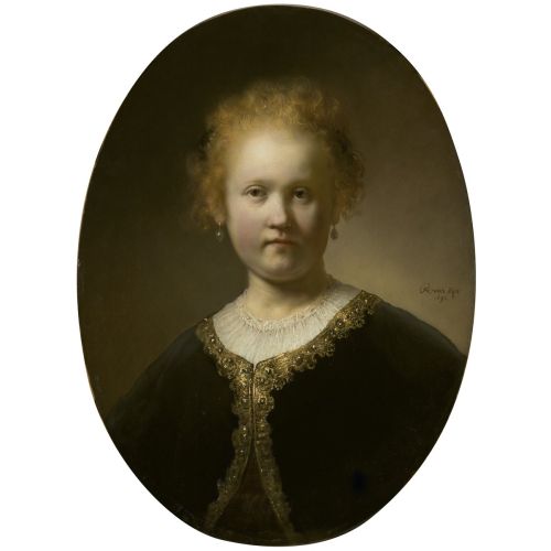 Rembrandt Van Rijn, Altın Kesilmiş Pelerinli Genç Kız