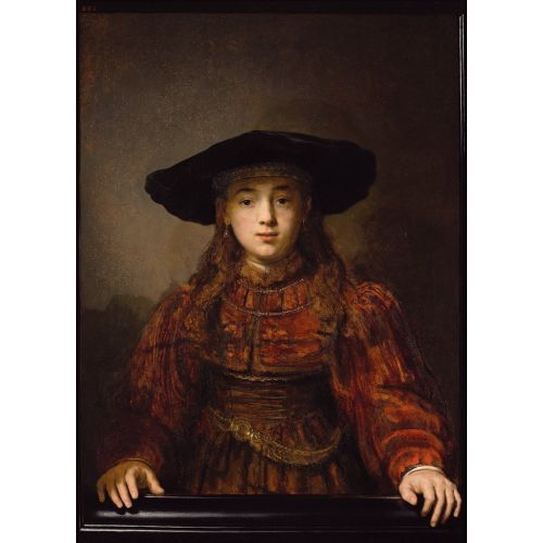 Rembrandt Van Rijn, Resim Çerçevesinde Kız Rembrandt Van Rijn, Resim Çerçevesinde Kız