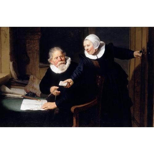 Rembrandt Van Rijn, The Shipbuilder And His Wife