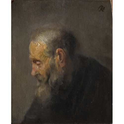 Rembrandt Van Rijn, Yaşlı Bir Adamın Yağlı Çalışması Rembrandt Van Rijn, Yaşlı Bir Adamın Yağlı Çalışması