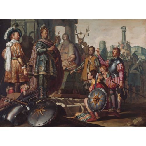 Rembrandt Van Rijn, Kral Menelaus Ve Agamemnon