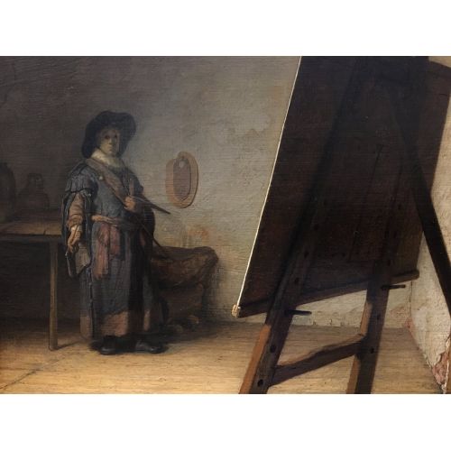 Rembrandt Van Rijn, Atölyesinde Sanatçı Rembrandt Van Rijn, Atölyesinde Sanatçı