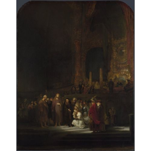 Rembrandt Van Rijn, The Woman Taken In Adultery