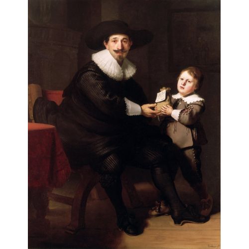 Rembrandt Van Rijn, Jean Pellicorne With His Son Caspar Rembrandt Van Rijn, Jean Pellicorne With His Son Caspar