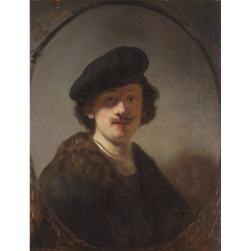 Rembrandt Van Rijn, Gölgeli Gözler İle Otoportre Rembrandt Van Rijn, Gölgeli Gözler İle Otoportre