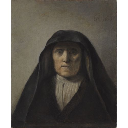 Rembrandt Van Rijn, Bust Of An Old Woman